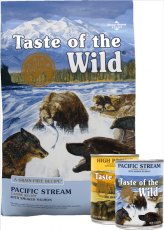 Taste of the Wild Pacific Stream  Canine Formula Salmón Ahumado + 2 Latas 12.7kg